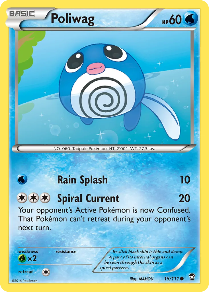 Poliwag — XY - Furious Fists — Pokémon