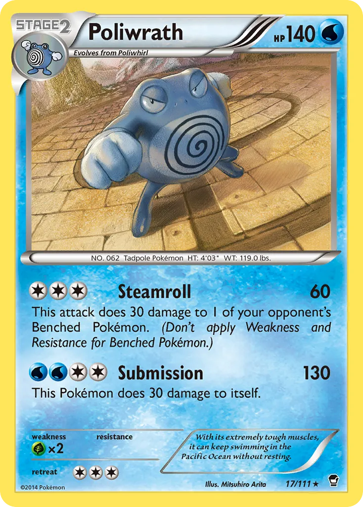 Poliwrath — XY - Furious Fists — Pokemon