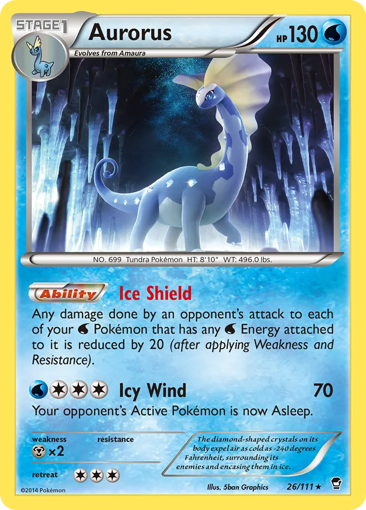 Aurorus — XY - Furious Fists — Pokémon