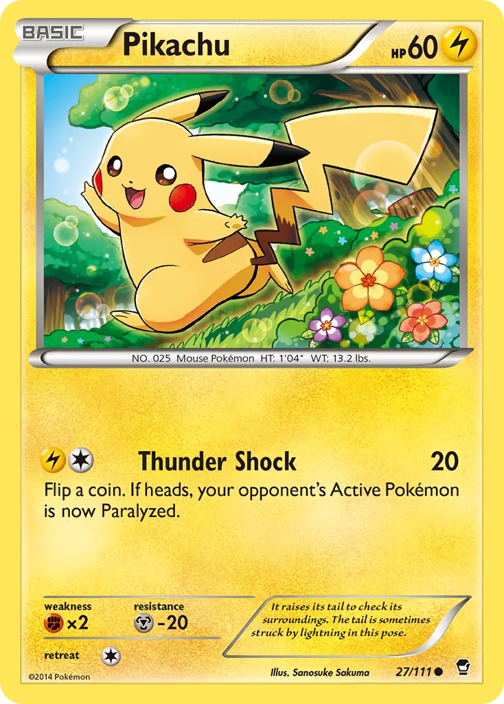 Pikachu — XY - Furious Fists — Pokémon