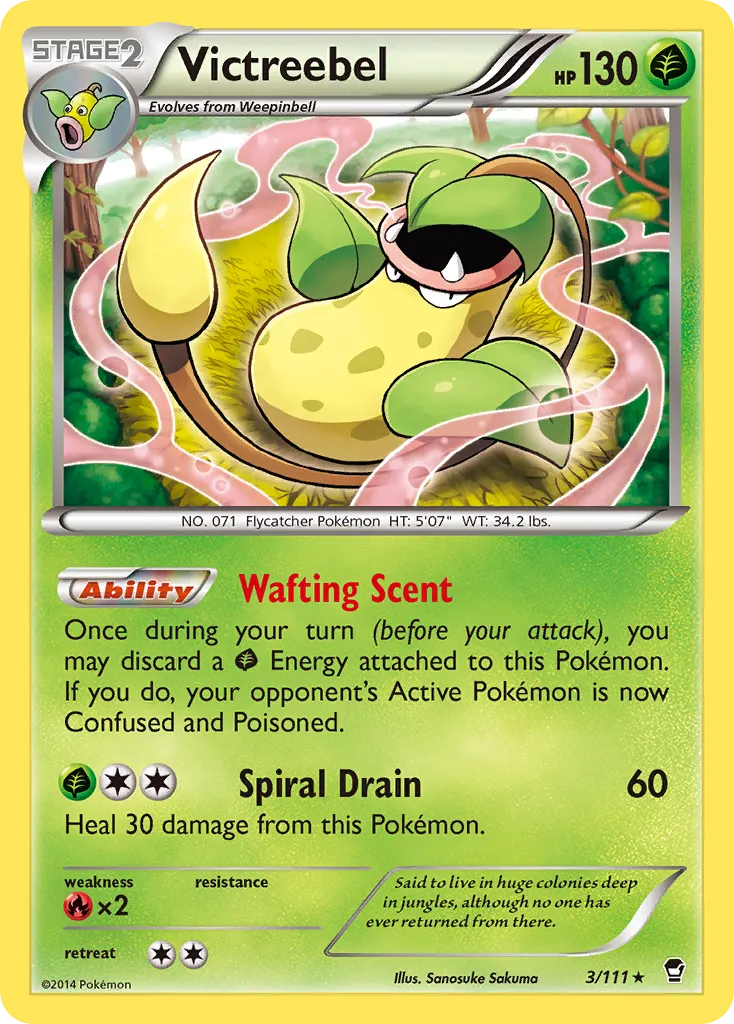 Victreebel — XY - Furious Fists — Pokémon