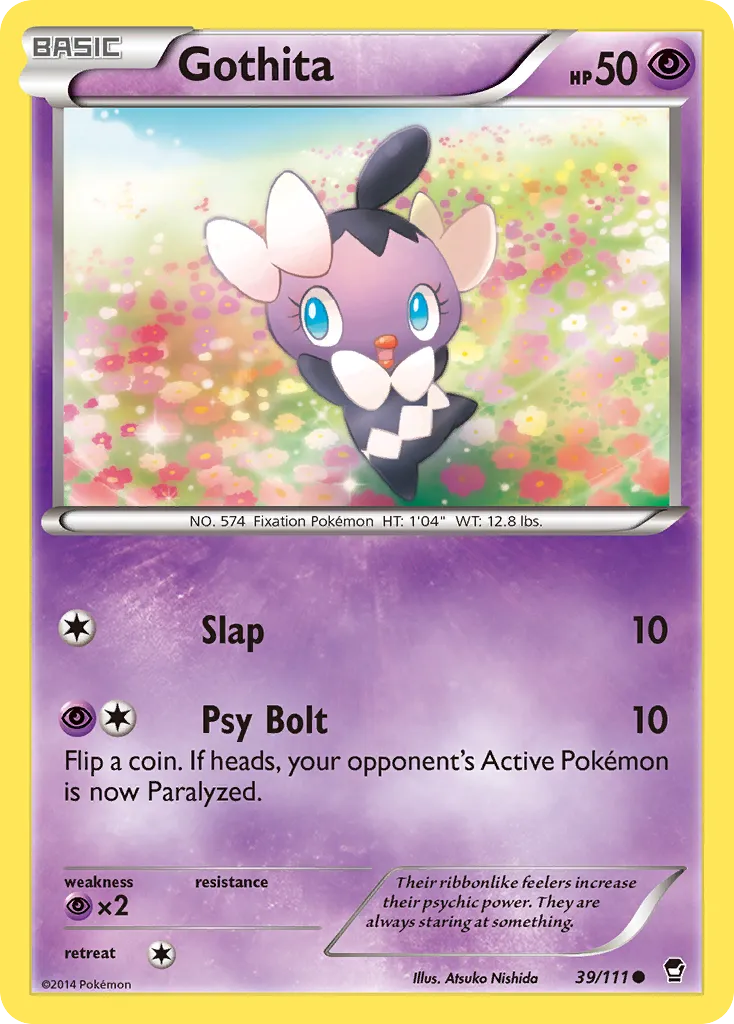 Gothita — XY - Furious Fists — Pokemon