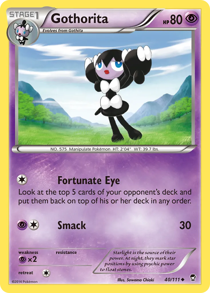 Gothorita — XY - Furious Fists — Pokemon