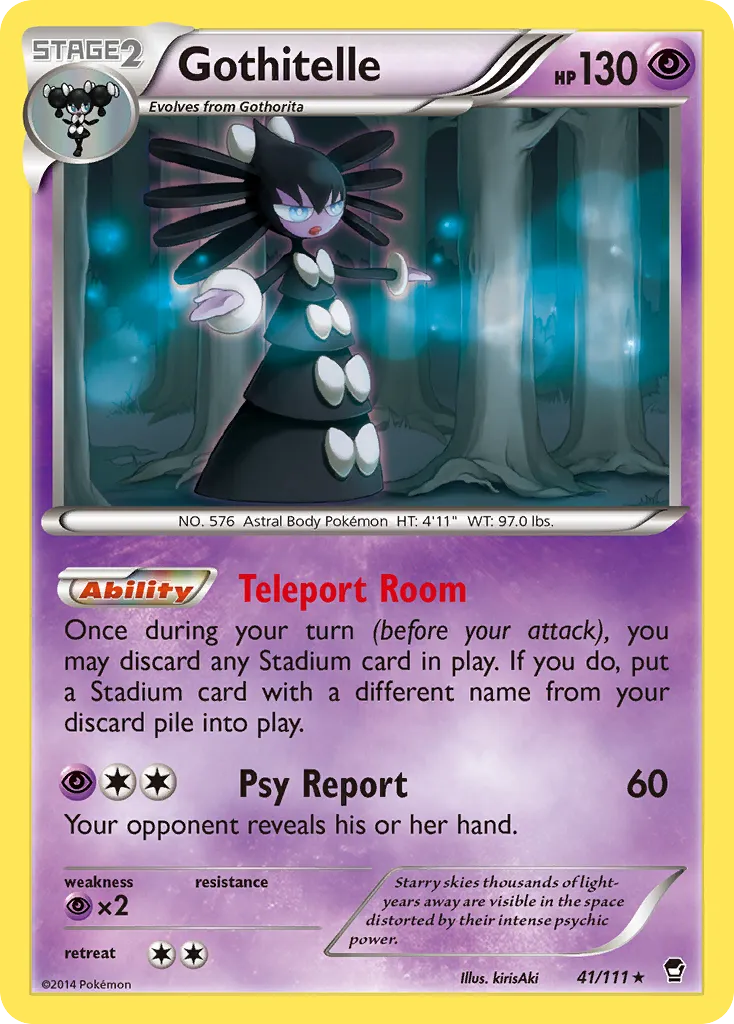 Gothitelle — XY - Furious Fists — Pokemon