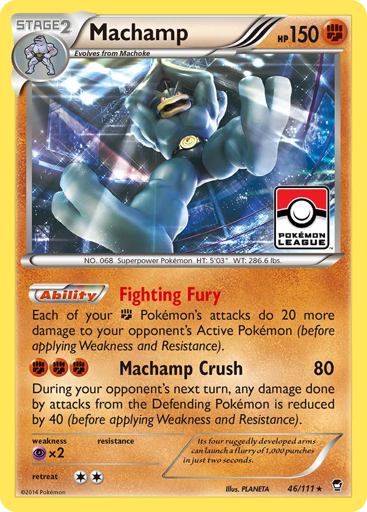 Machamp — XY - Furious Fists — Pokemon