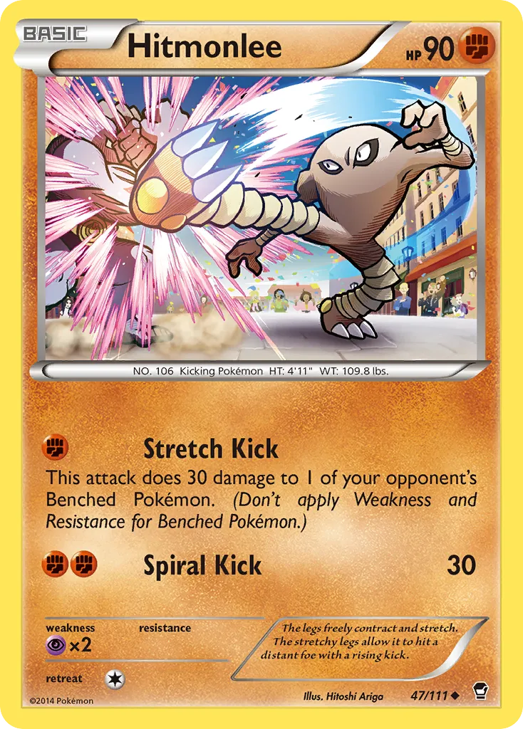 Hitmonlee — XY - Furious Fists — Pokemon