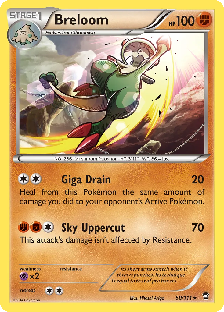 Breloom — XY - Furious Fists — Pokemon