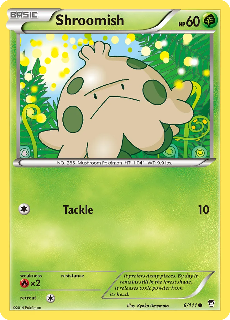 Shroomish — XY - Furious Fists — Pokémon