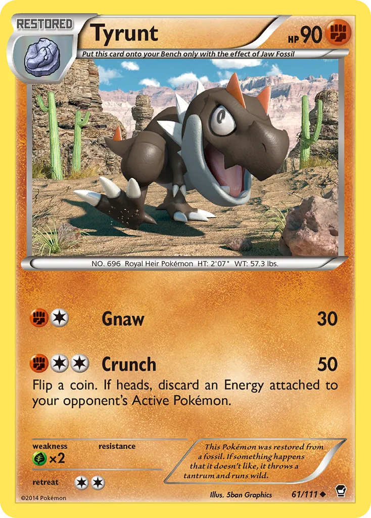 Tyrunt — XY - Furious Fists — Pokémon