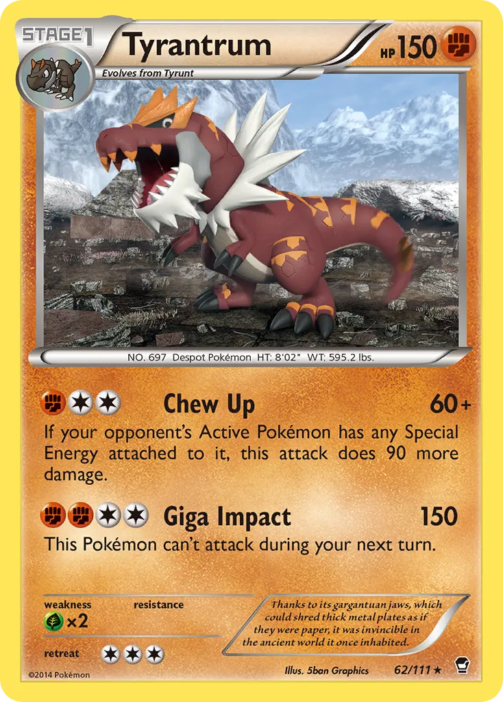 Tyrantrum — XY - Furious Fists — Pokemon
