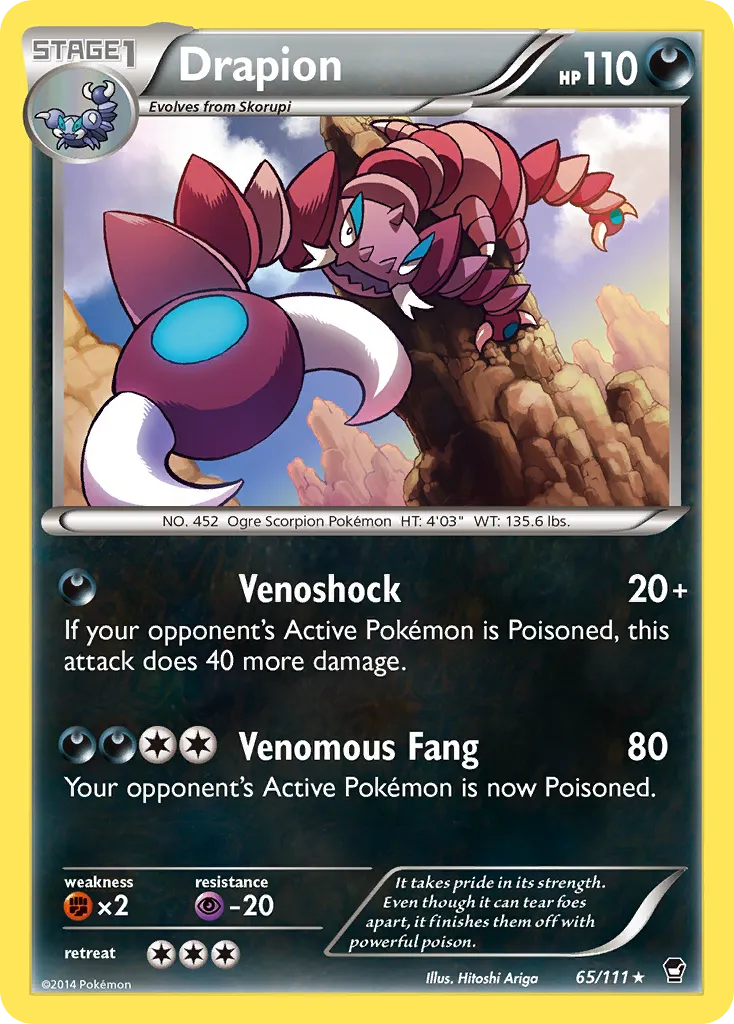 Drapion — XY - Furious Fists — Pokémon
