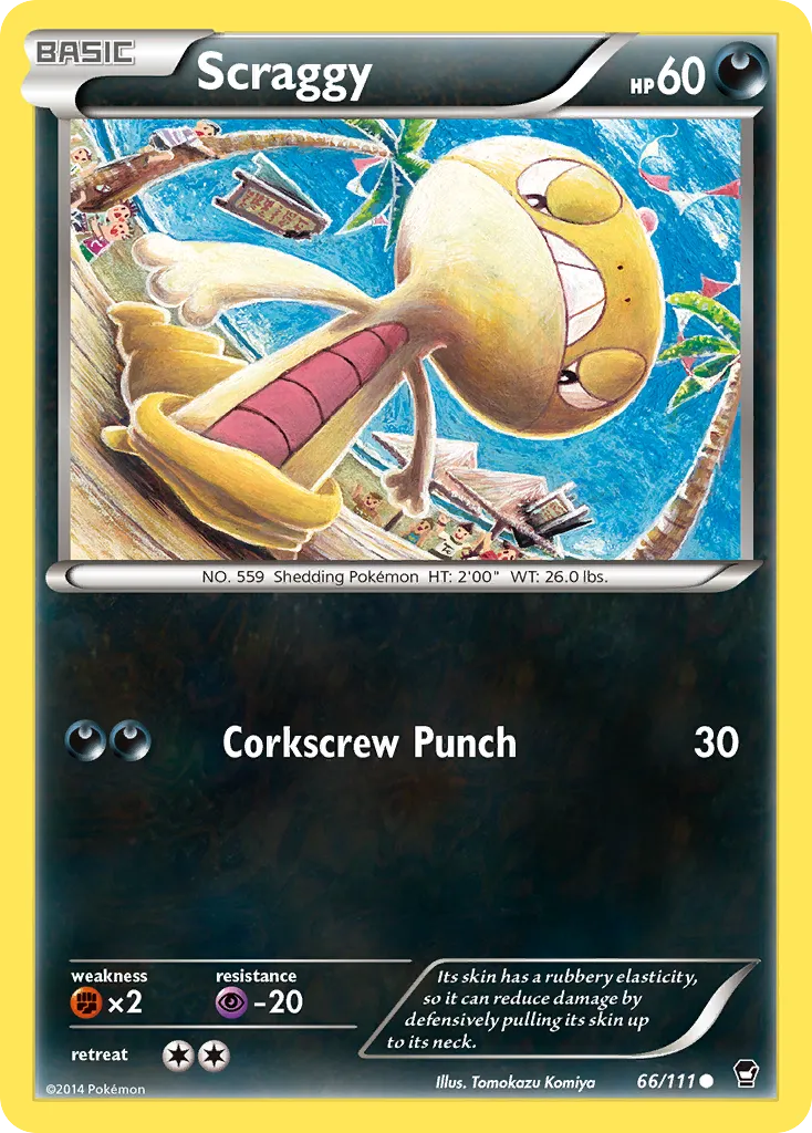 Scraggy — XY - Furious Fists — Pokemon