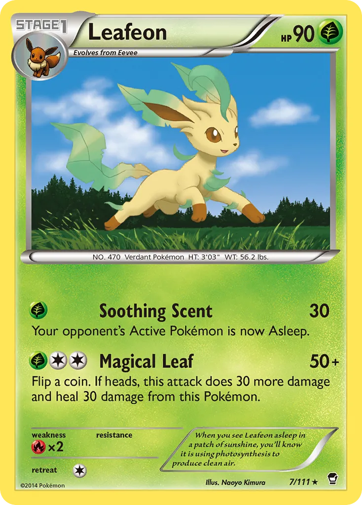Leafeon — XY - Furious Fists — Pokemon