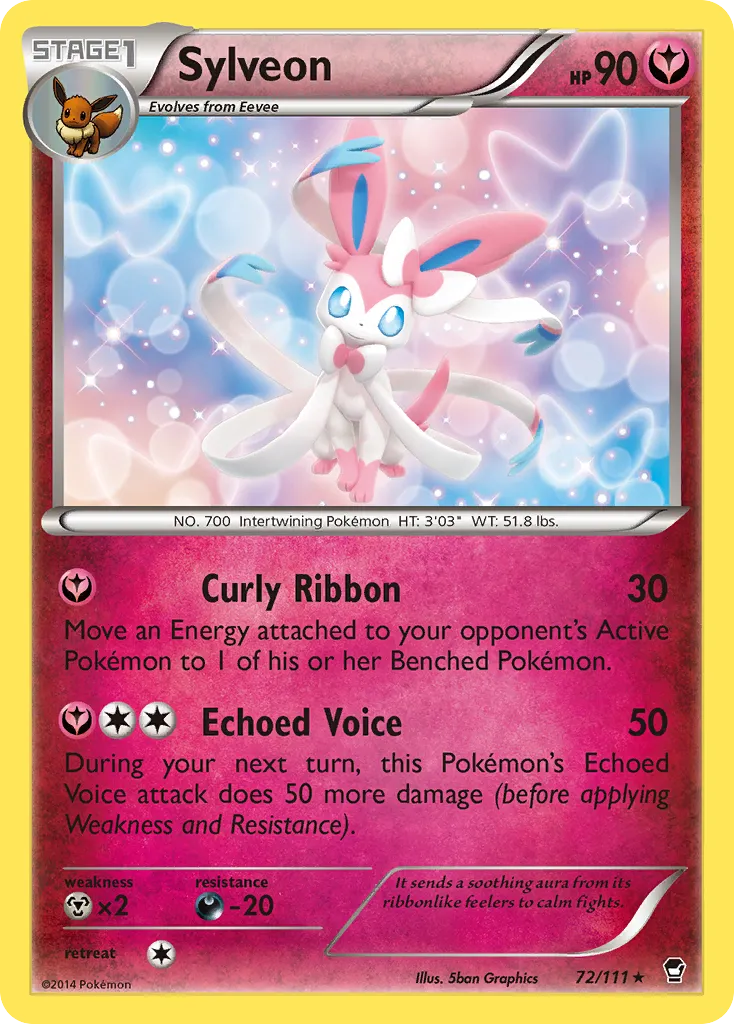 Sylveon — XY - Furious Fists — Pokemon