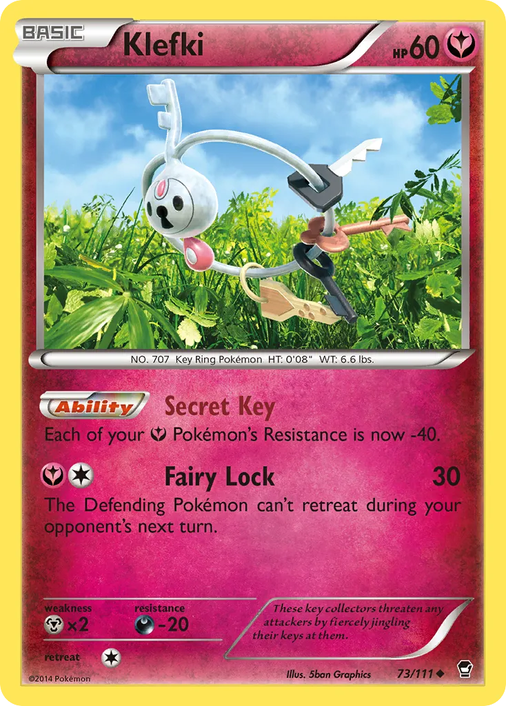 Klefki — XY - Furious Fists — Pokémon