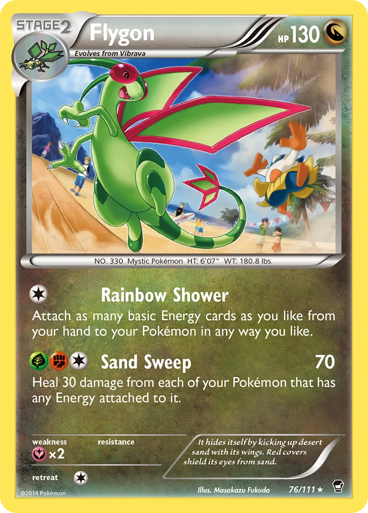 Flygon — XY - Furious Fists — Pokémon