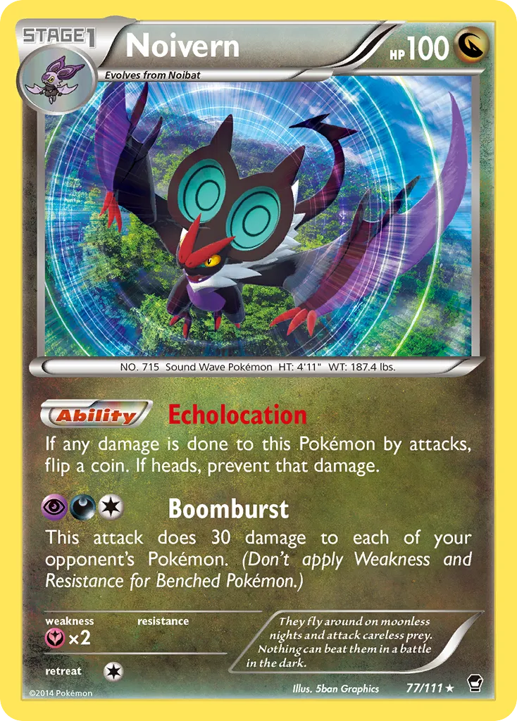 Noivern — XY - Furious Fists — Pokemon