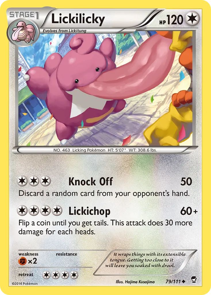 Lickilicky — XY - Furious Fists — Pokemon