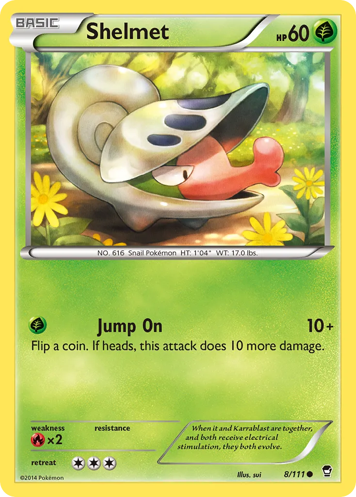 Shelmet — XY - Furious Fists — Pokemon