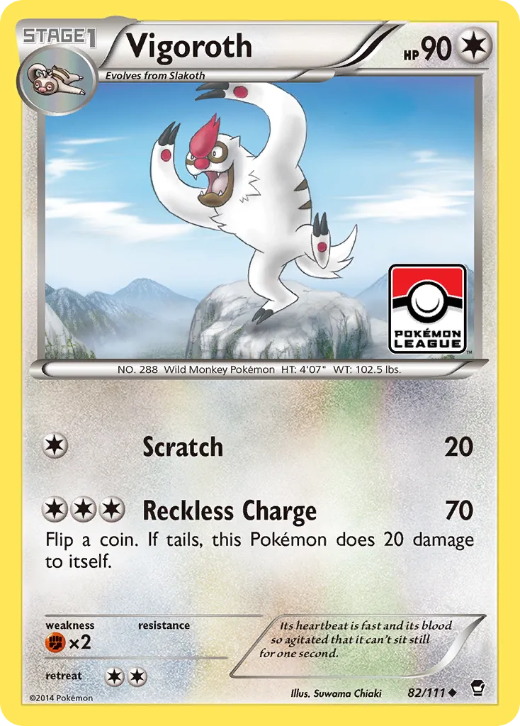 Vigoroth — XY - Furious Fists — Pokémon
