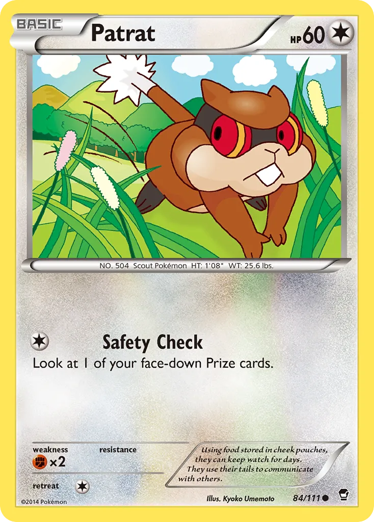 Patrat — XY - Furious Fists — Pokémon