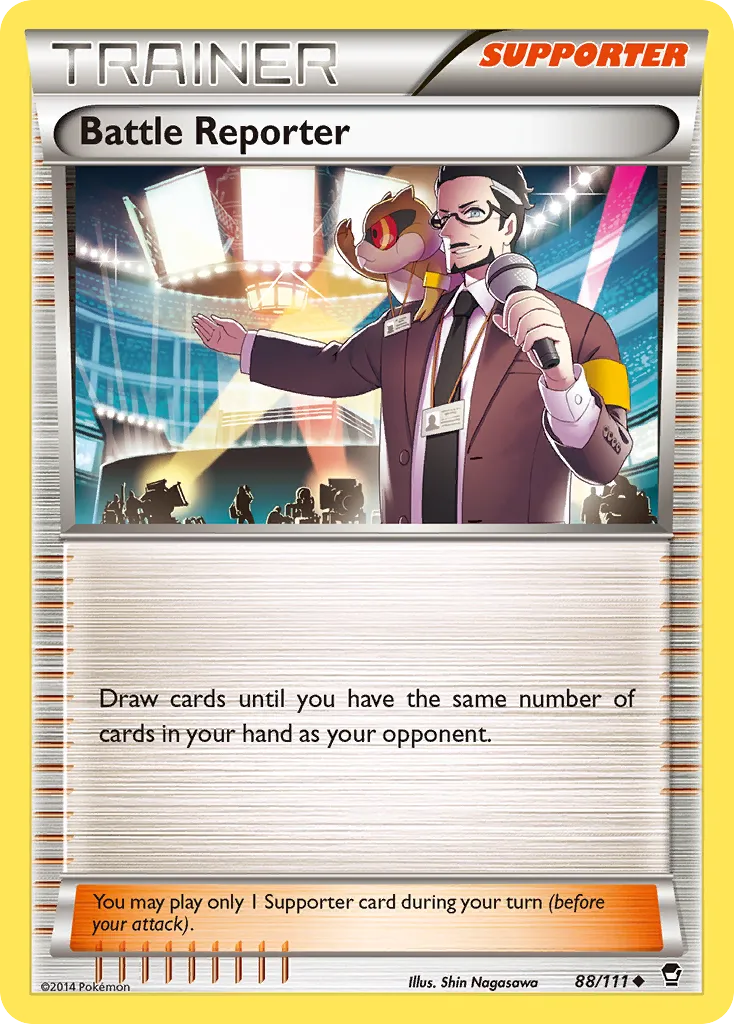 Journaliste des Combats — XY - Furious Fists — Pokemon