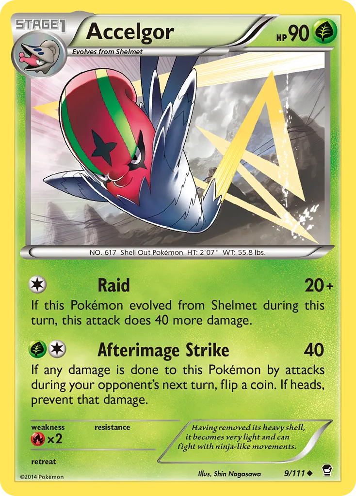 Accelgor — XY - Furious Fists — Pokémon