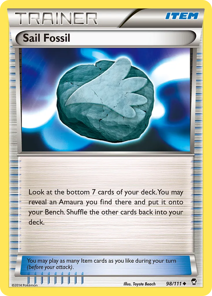 Sail Fossil — XY - Furious Fists — Pokémon
