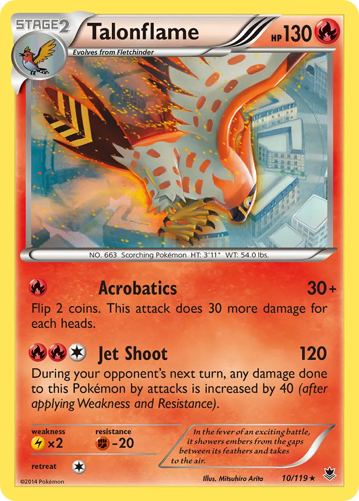 Talonflame — XY - Phantom Forces — Pokémon