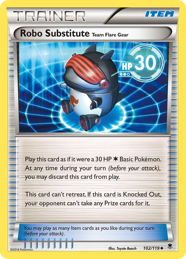 Robo Substitute — XY - Phantom Forces — Pokémon