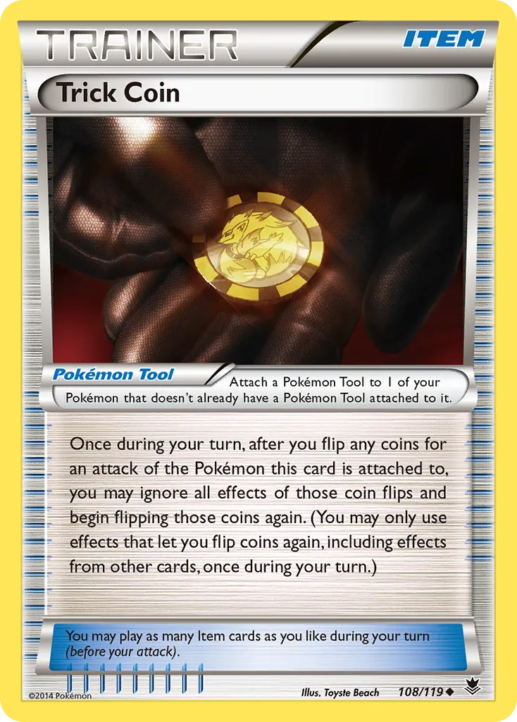 Trick Coin — XY - Phantom Forces — Pokémon