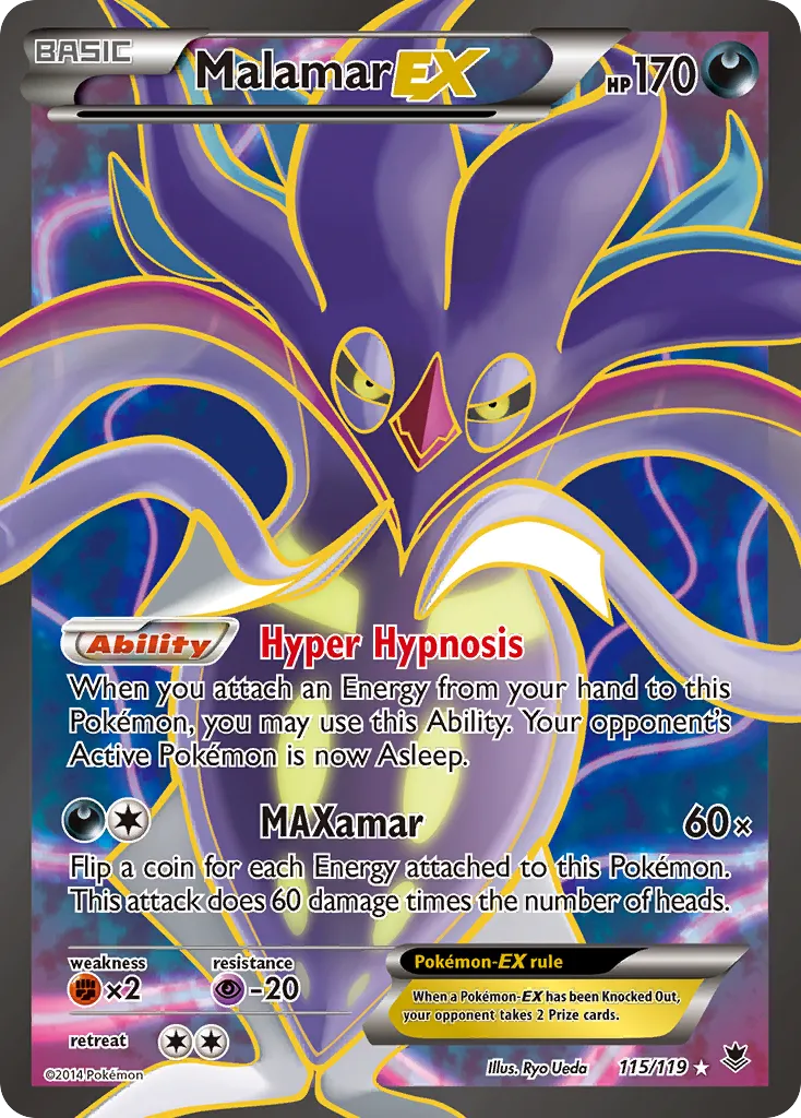 Malamar EX — XY - Phantom Forces — Pokémon