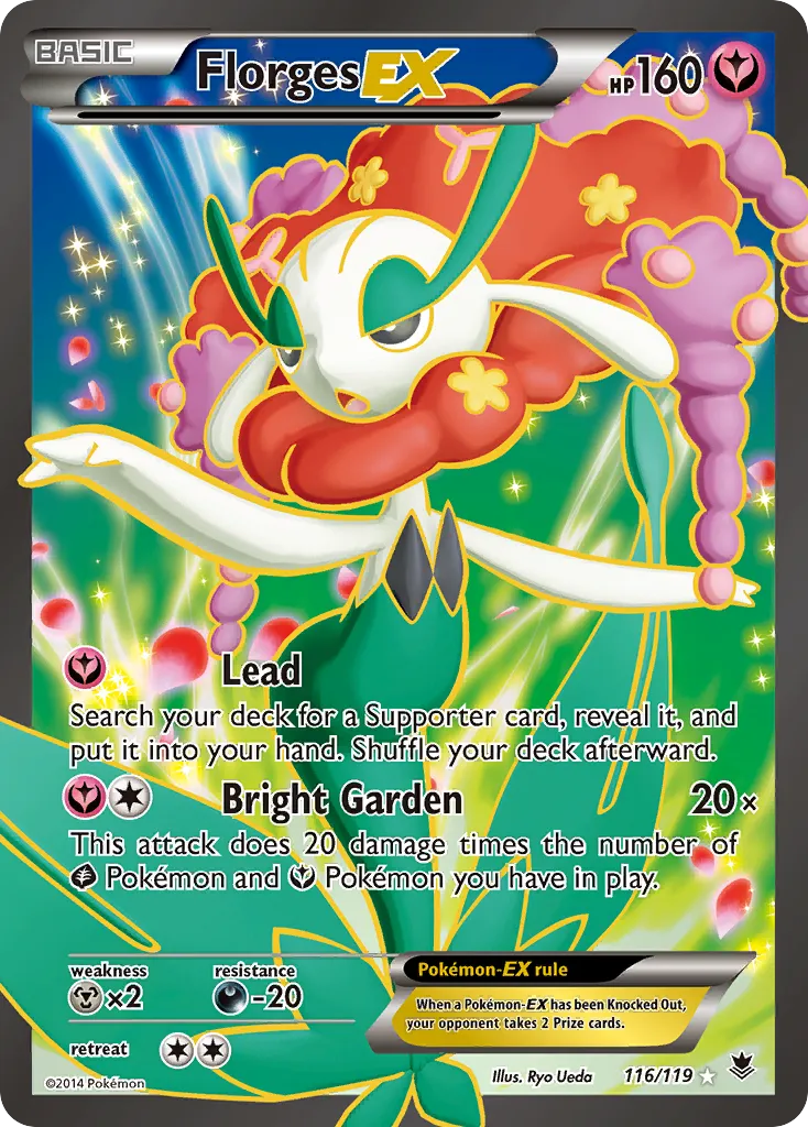 Florges EX — XY - Phantom Forces — Pokémon