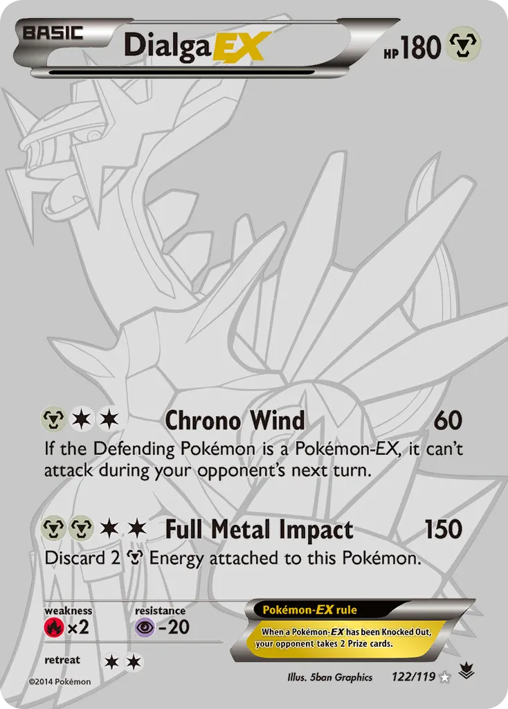Dialga EX — XY - Phantom Forces — Pokémon