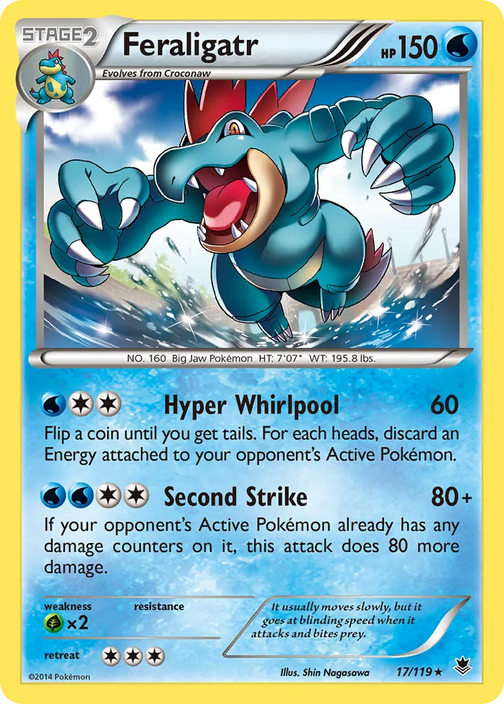 Feraligatr — XY - Phantom Forces — Pokémon