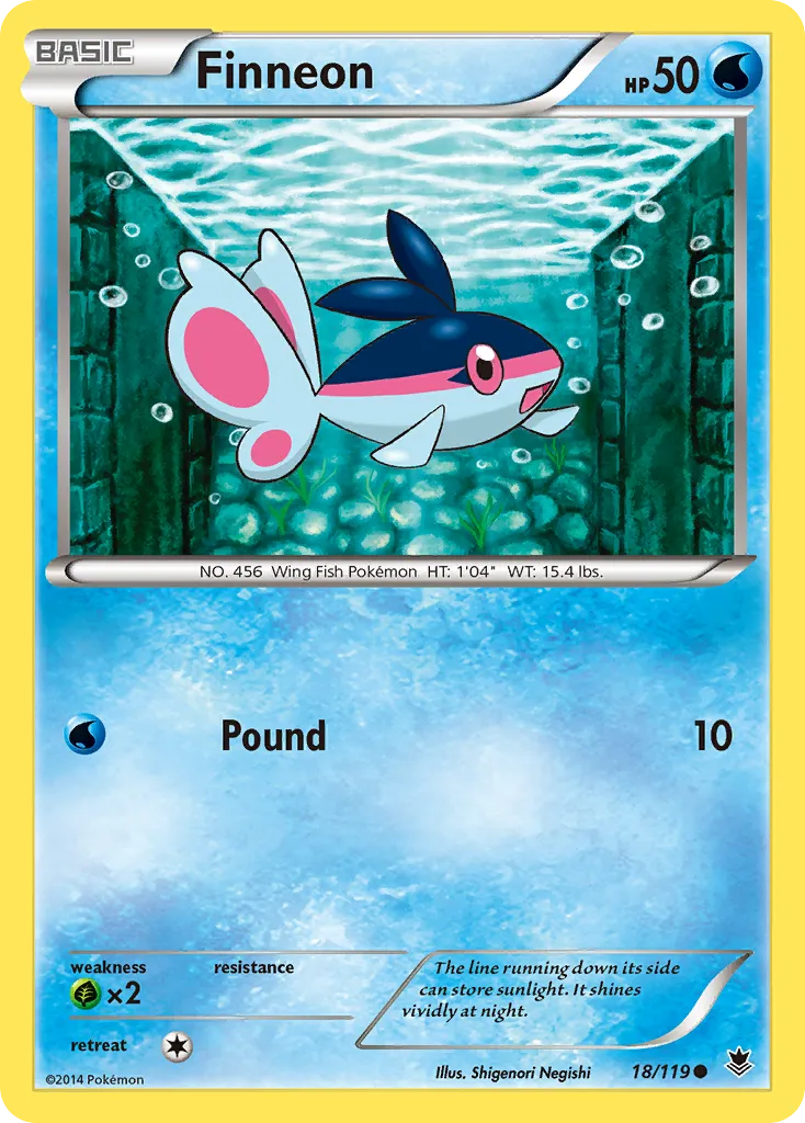 Finneon — XY - Phantom Forces — Pokémon