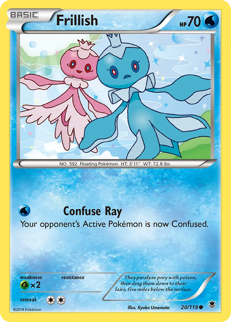 Frillish — XY - Phantom Forces — Pokémon
