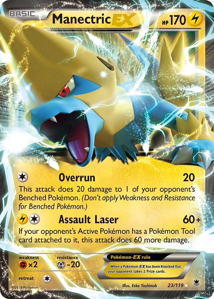 Manectric EX — XY - Phantom Forces — Pokemon