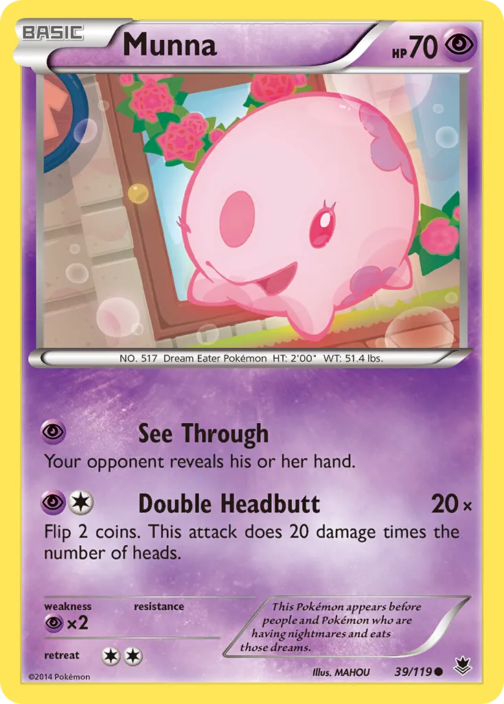 Munna — XY - Phantom Forces — Pokemon