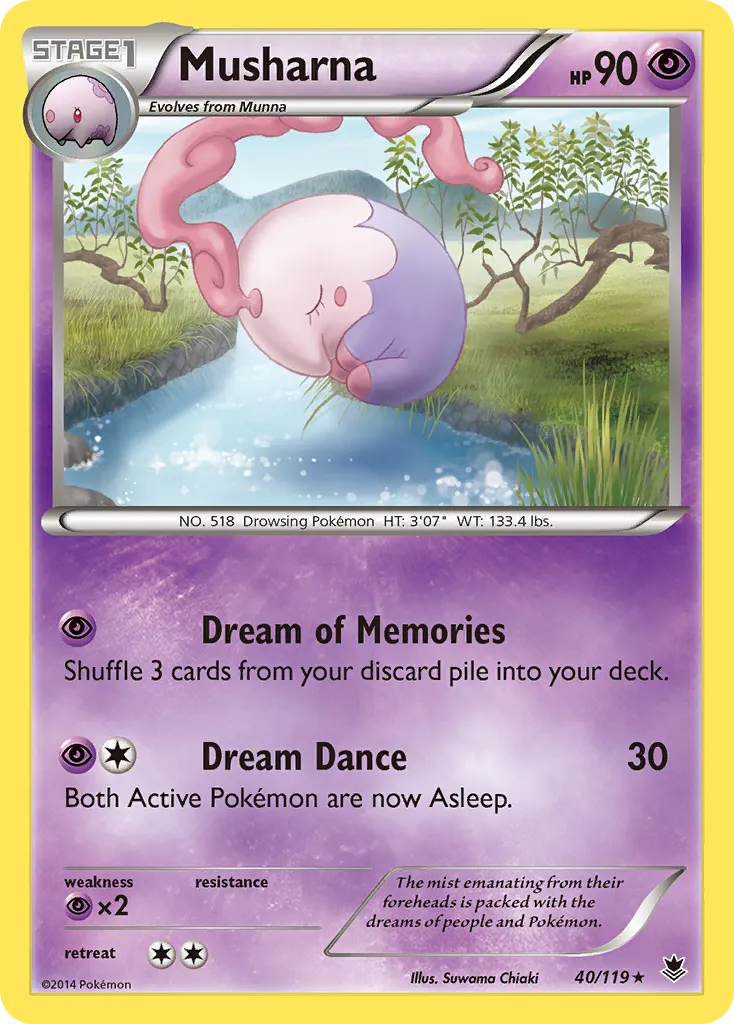 Musharna — XY - Phantom Forces — Pokemon