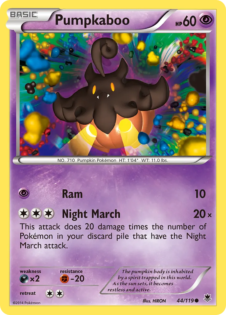 Pumpkaboo — XY - Phantom Forces — Pokemon