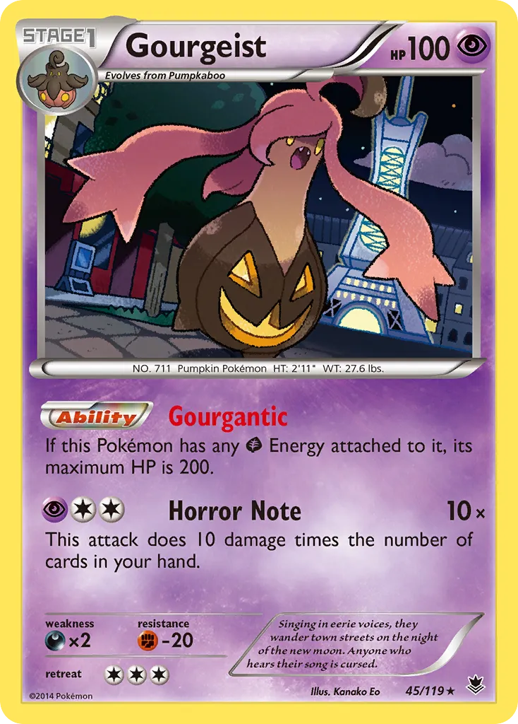 Gourgeist — XY - Phantom Forces — Pokemon