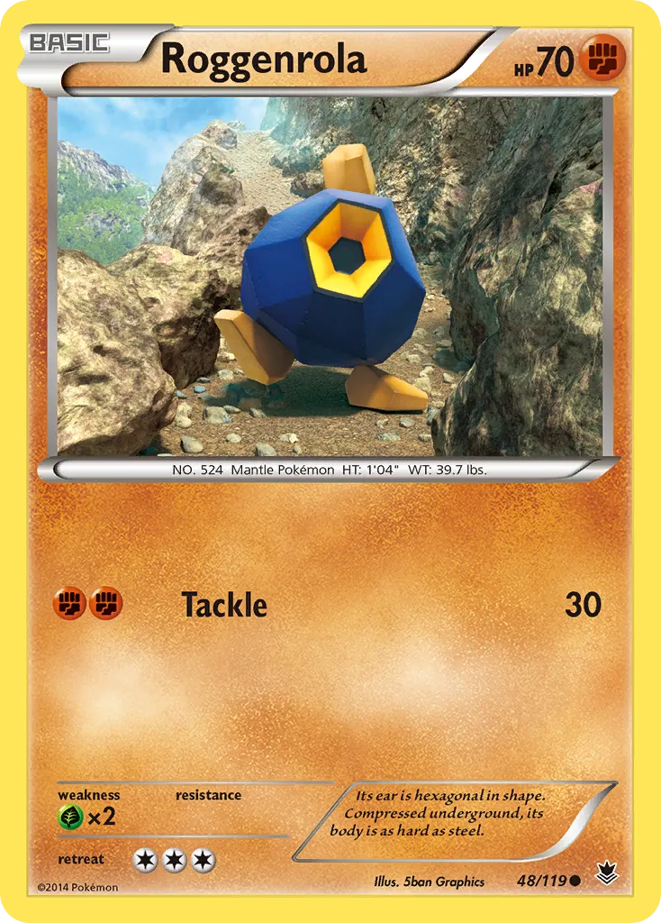 Roggenrola — XY - Phantom Forces — Pokemon