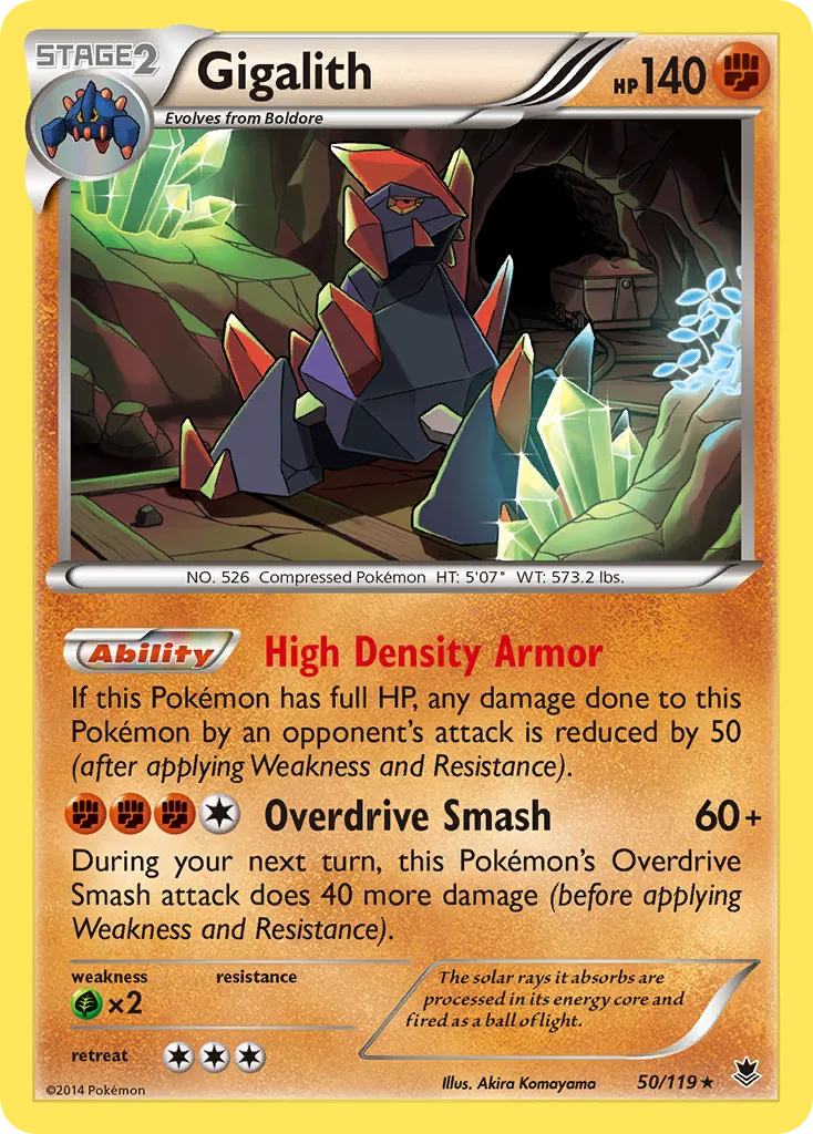 Gigalith — XY - Phantom Forces — Pokemon