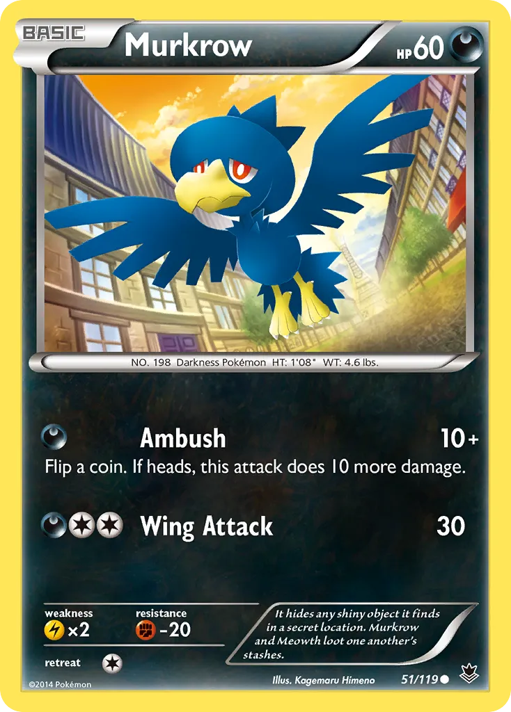 Murkrow — XY - Phantom Forces — Pokemon