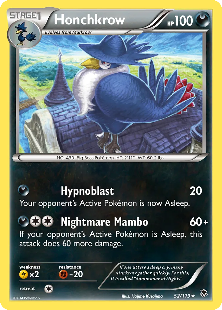Honchkrow — XY - Phantom Forces — Pokemon