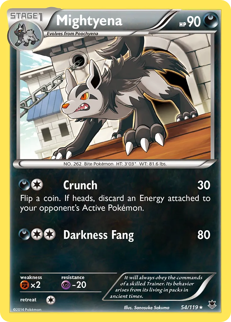 Mightyena — XY - Phantom Forces — Pokemon