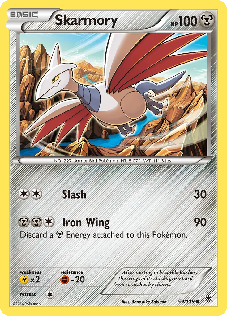 Skarmory — XY - Phantom Forces — Pokémon