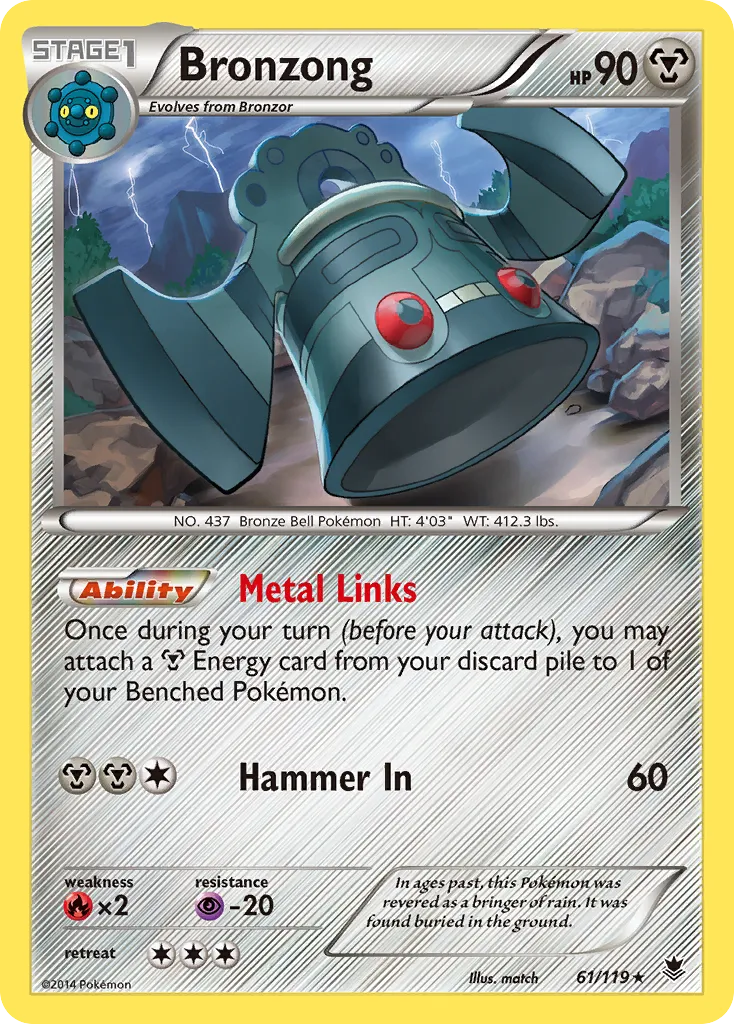 Bronzong — XY - Phantom Forces — Pokemon