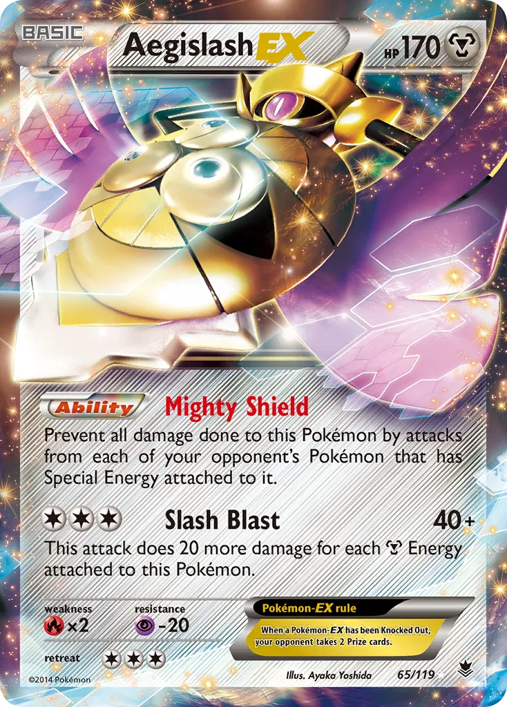 Aegislash EX — XY - Phantom Forces — Pokemon